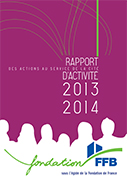 Couverture du rapport d'activité 2013-2014